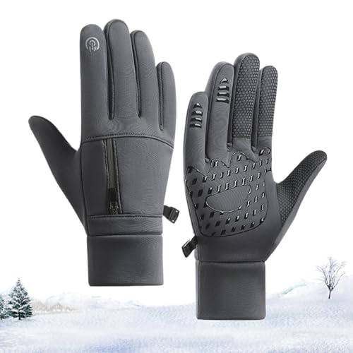 Sklmdrnk Winter-Touchscreen-Handschuhe, wasserdichte Touchscreen-Skihandschuhe,wasserdichte Winterhandschuhe Touchscreen-Taschenhandschuhe - rutschfeste Snowboard-Handschuhe für kaltes Wetter zum von Sklmdrnk