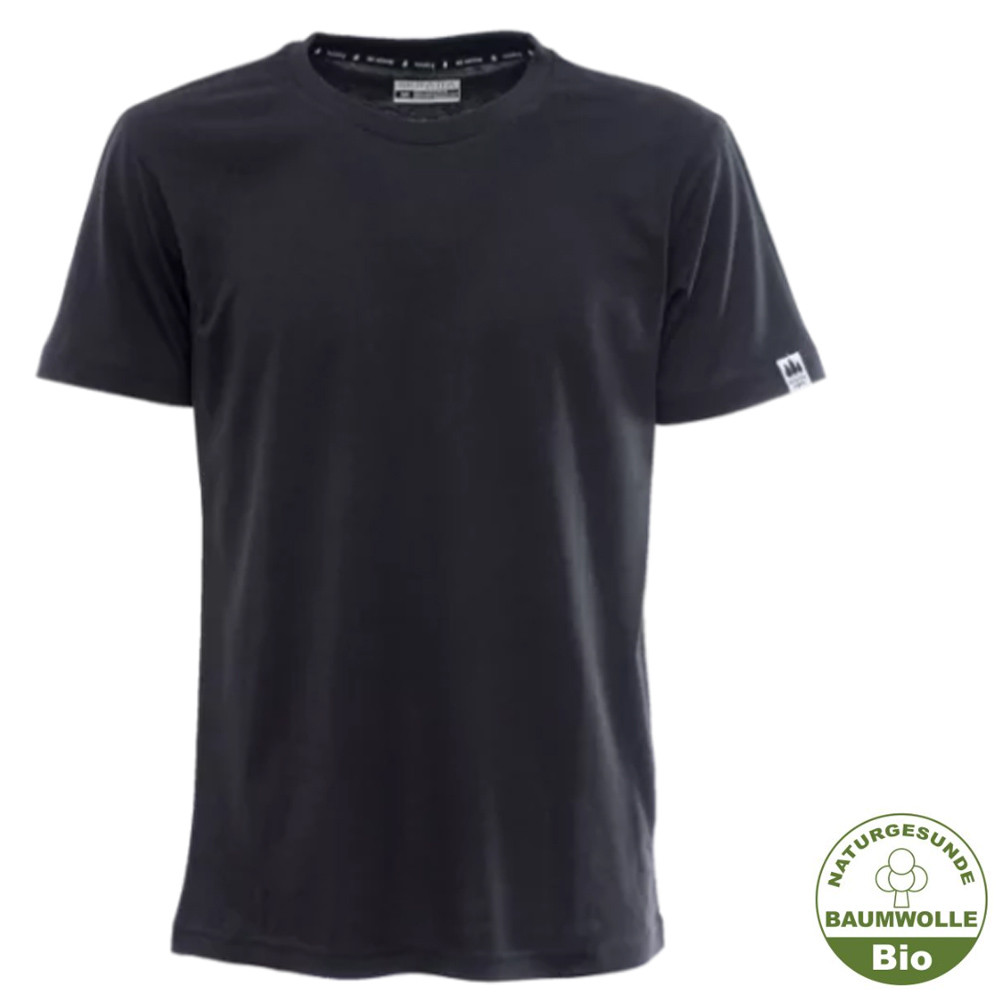 Skratta - Herren Modal Mix T-Shirt LEVI Bio Baumwolle, schwarz von Skratta