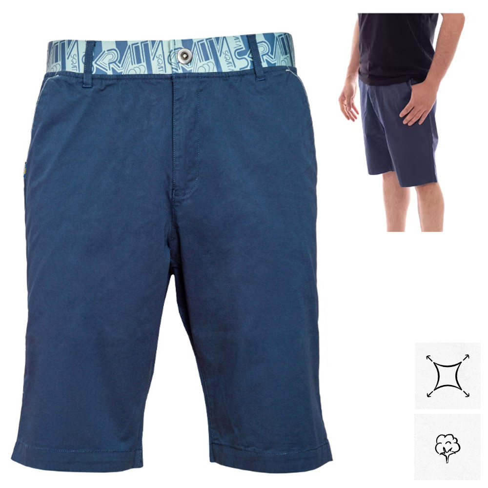 Skratta - KJELL2 - kurze Hosen Shorts Stretch Klettern und Casual navy von Skratta