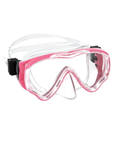 Taucherbrille Kinder | Schwimmbrille Kinder Schnorchelmaske Anti-Fog Anti-Leck | Tauchmaske Kinder 180°Panorama HD Tempered Glas für Kinder 4-12 Jahre Jungen Mädchen Taucherbrille Kinder | Schwimmbrille Kinder Schnorchelmaske Anti-Fog Anti-Leck | Tauchmaske Kinder 180°Panorama HD Tempered Glas für Kinder 4-12 Jahre Jungen Mädchen von SkrekuiMa