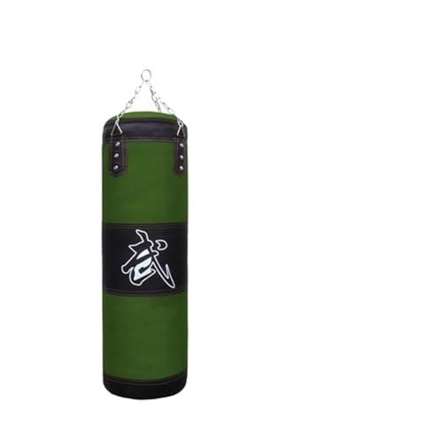 Boxsack Stehend Fitness Boxsack Sandsack Home Fitness Haken hängend Kickboxen Training Schlagen Karate Boxen Muay Thai Boxsack Boxsack Erwachsene (Color : Green 80cm) von SkyjOy