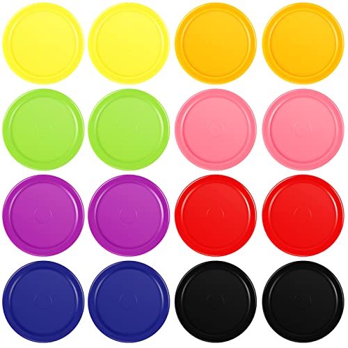 16 Stück Heim Hockey Roter Ersatz Hockey Pucks 2,5 Zoll Runde Tischplatte Hockey Schwerer Tisch Hockey Puck Mehrfarbige Hockey für Spiele Tisch Zubehör 16 Stück Heim Hockey Roter Ersatz Hockey Pucks 2,5 Zoll Runde Tischplatte Hockey Schwerer Tisch Hockey Puck Mehrfarbige Hockey für Spiele Tisch Zubehör von Skylety