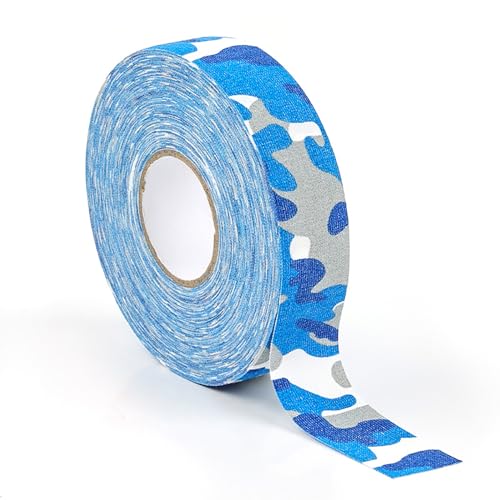 Skyzone Hockeyschlägerband, Sport-Eishockey-Griffband, rutschfestes Gewebe, Eishockey-Tape für Badminton-Griff, Tischtennisschläger, Springseil, Golfstange, Tennis, Squashschläger, 2,5 cm x 25 m, Blau Skyzone Hockeyschlägerband, Sport-Eishockey-Griffband, rutschfestes Gewebe, Eishockey-Tape für Badminton-Griff, Tischtennisschläger, Springseil, Golfstange, Tennis, Squashschläger, 2,5 cm x 25 m, Blau von Skyzone