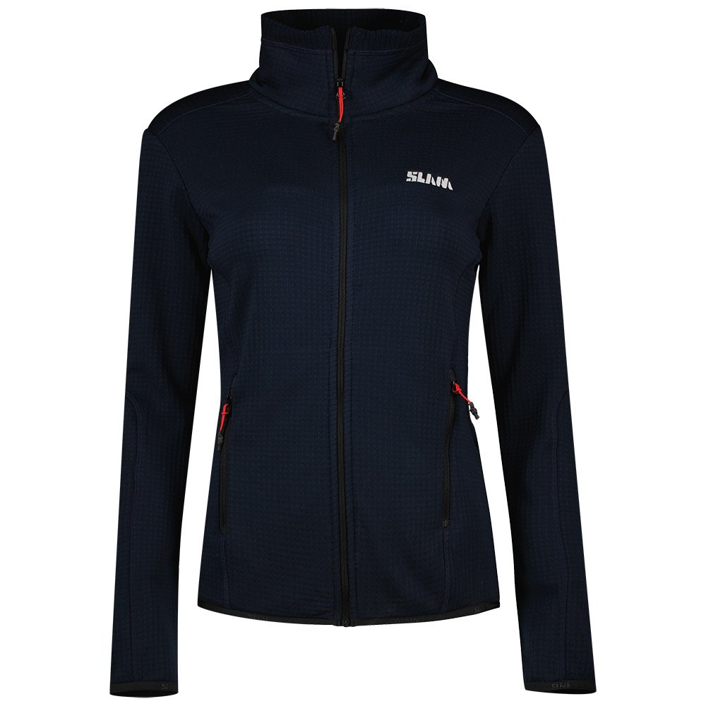 Slam Act Grid Full Zip Fleece Blau S Frau Slam Act Grid Full Zip Fleece Blau S Frau von Slam