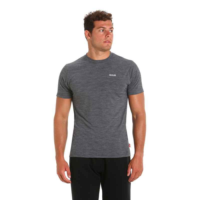 Slam Active Merino T-shirt Grau L Mann von Slam