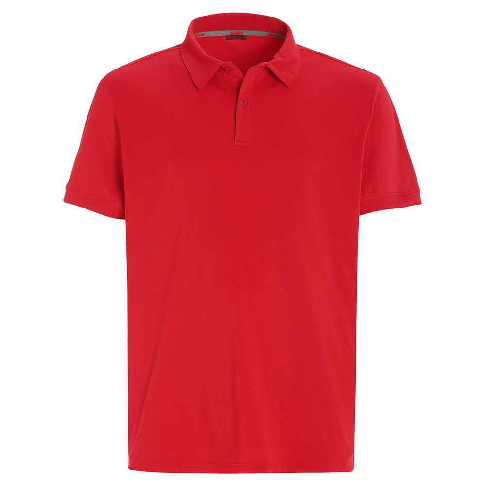 Slam Active Tech Pique Short Sleeve Polo Rot L Mann von Slam