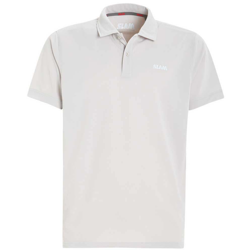 Slam Active Tech Pique Short Sleeve Polo Weiß M Mann von Slam