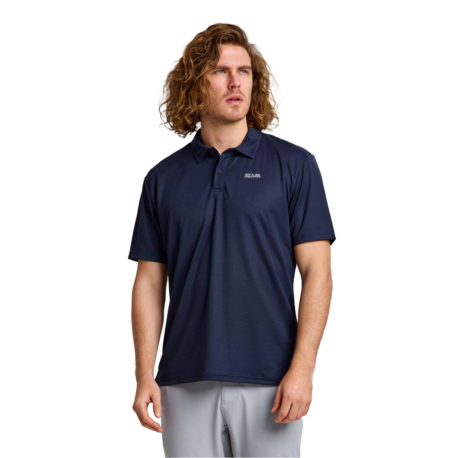 Slam Active Qd Short Sleeve Polo Blau M Mann Slam Active Qd Short Sleeve Polo Blau M Mann von Slam