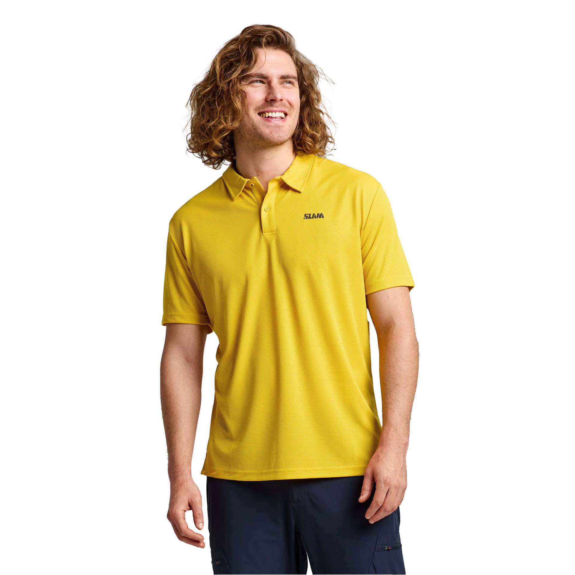 Slam Active Qd Short Sleeve Polo Gelb S Mann Slam Active Qd Short Sleeve Polo Gelb S Mann von Slam