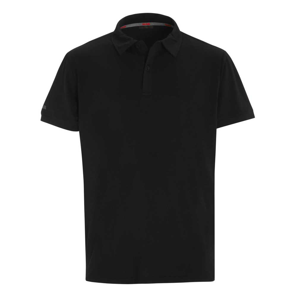 Slam Active Tech Pique Short Sleeve Polo Schwarz 2XL Mann von Slam