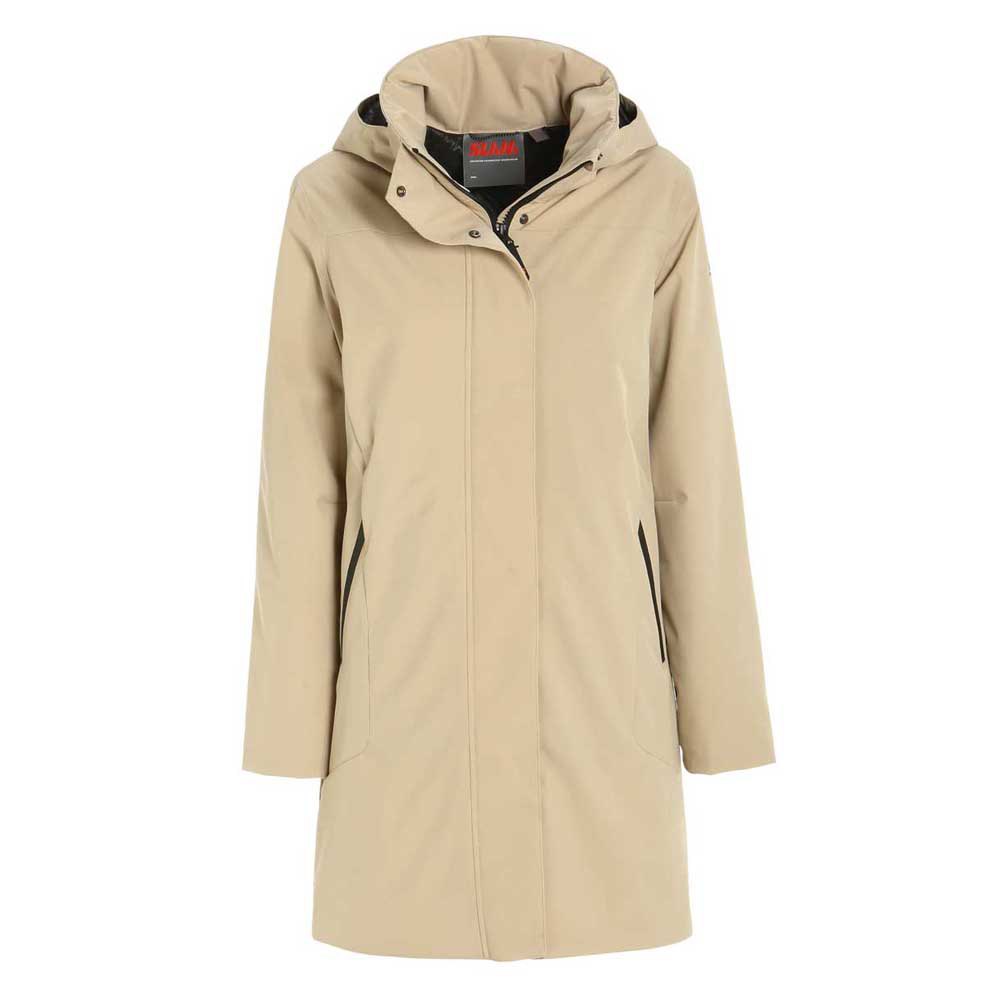 Slam Deck Coat Beige L Frau von Slam