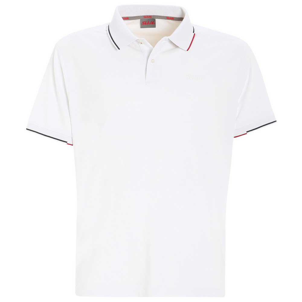 Slam Deck Lgt Pique Short Sleeve Polo Weiß M Mann von Slam