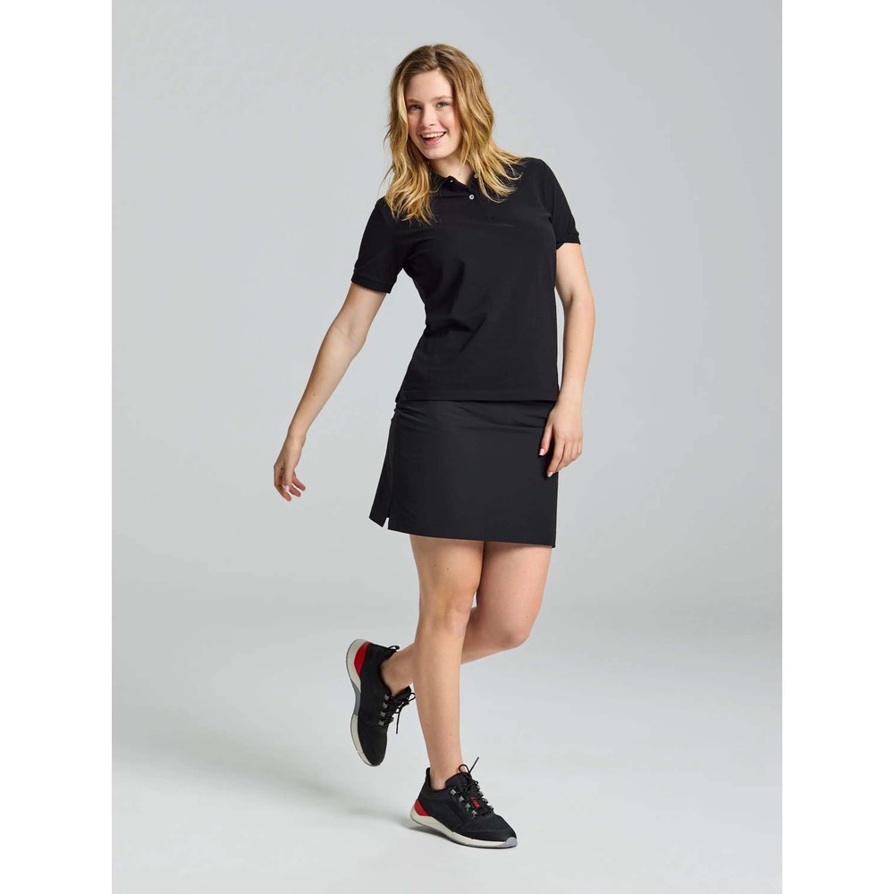 Slam Deck Short Sleeve Polo Schwarz XS Frau von Slam