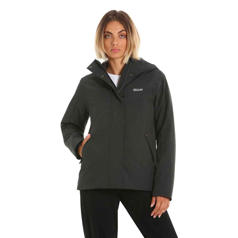 Slam Deck Hood Jacket Grau S Frau Slam Deck Hood Jacket Grau S Frau von Slam