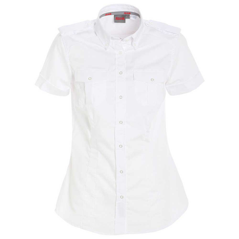 Slam Deck Yacht Short Sleeve Shirt Weiß S Frau von Slam