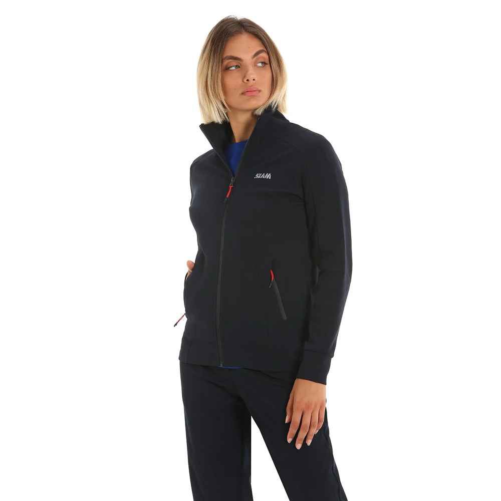 Slam Deck Zip Sweat Full Zip Sweatshirt Blau L Frau von Slam