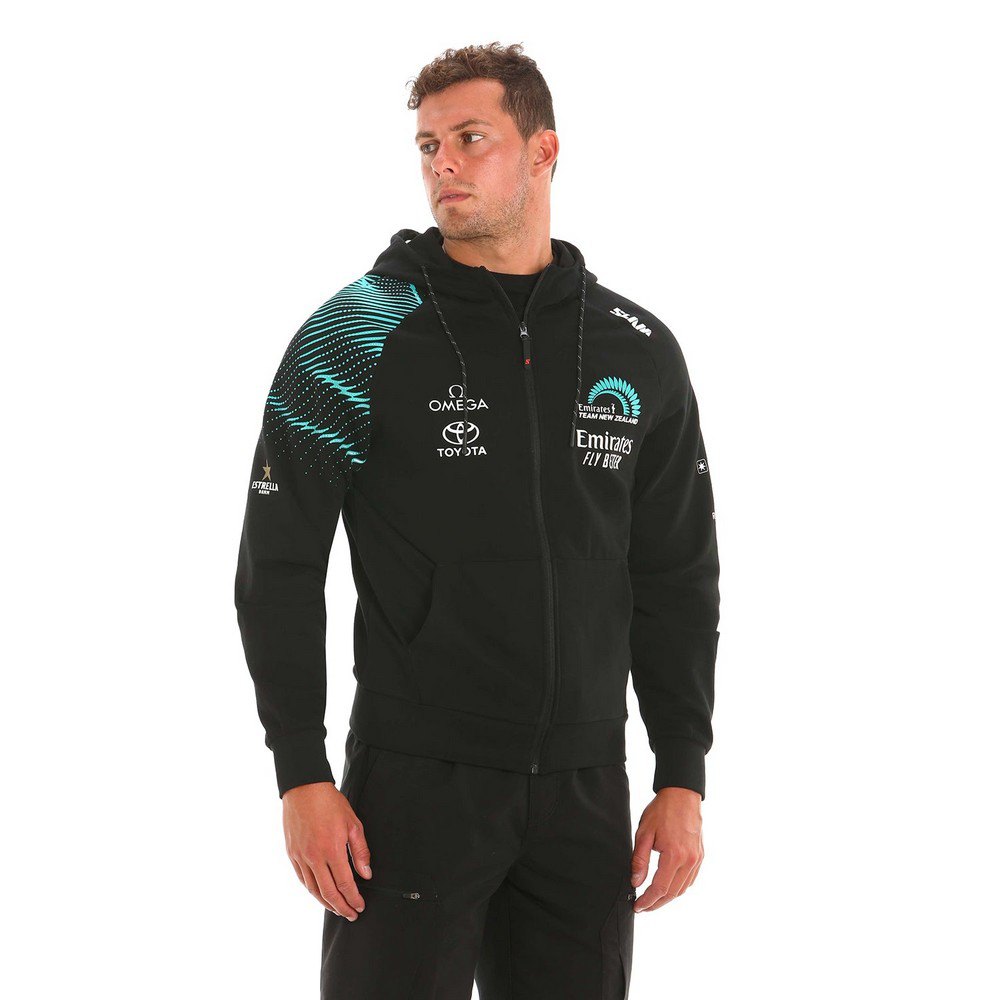 Slam Emirates Team New Zealand Deck Fz Hoodie Schwarz S Mann von Slam