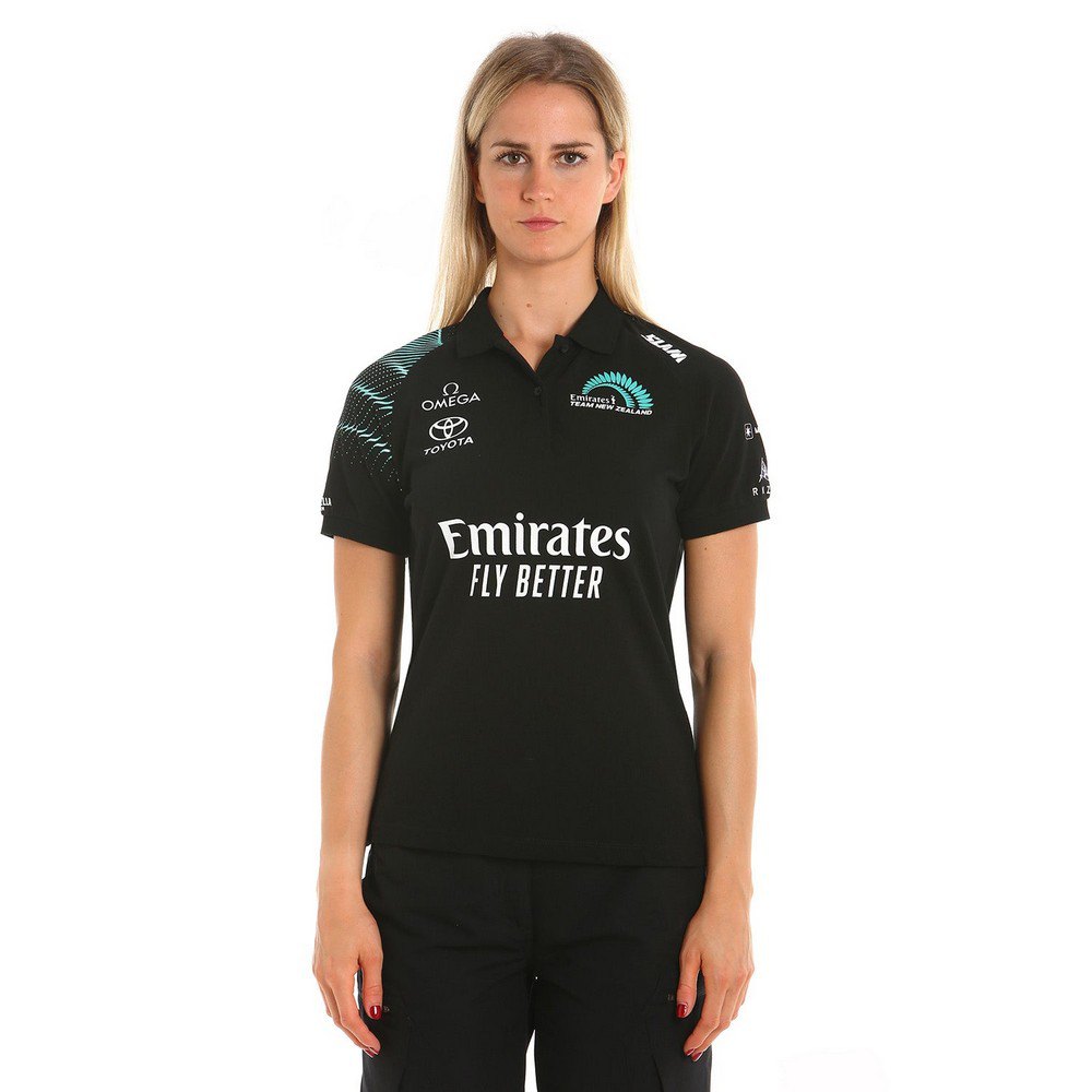 Slam Emirates Team New Zealand Deck Short Sleeve Polo Schwarz S Frau Slam Emirates Team New Zealand Deck Short Sleeve Polo Schwarz S Frau von Slam