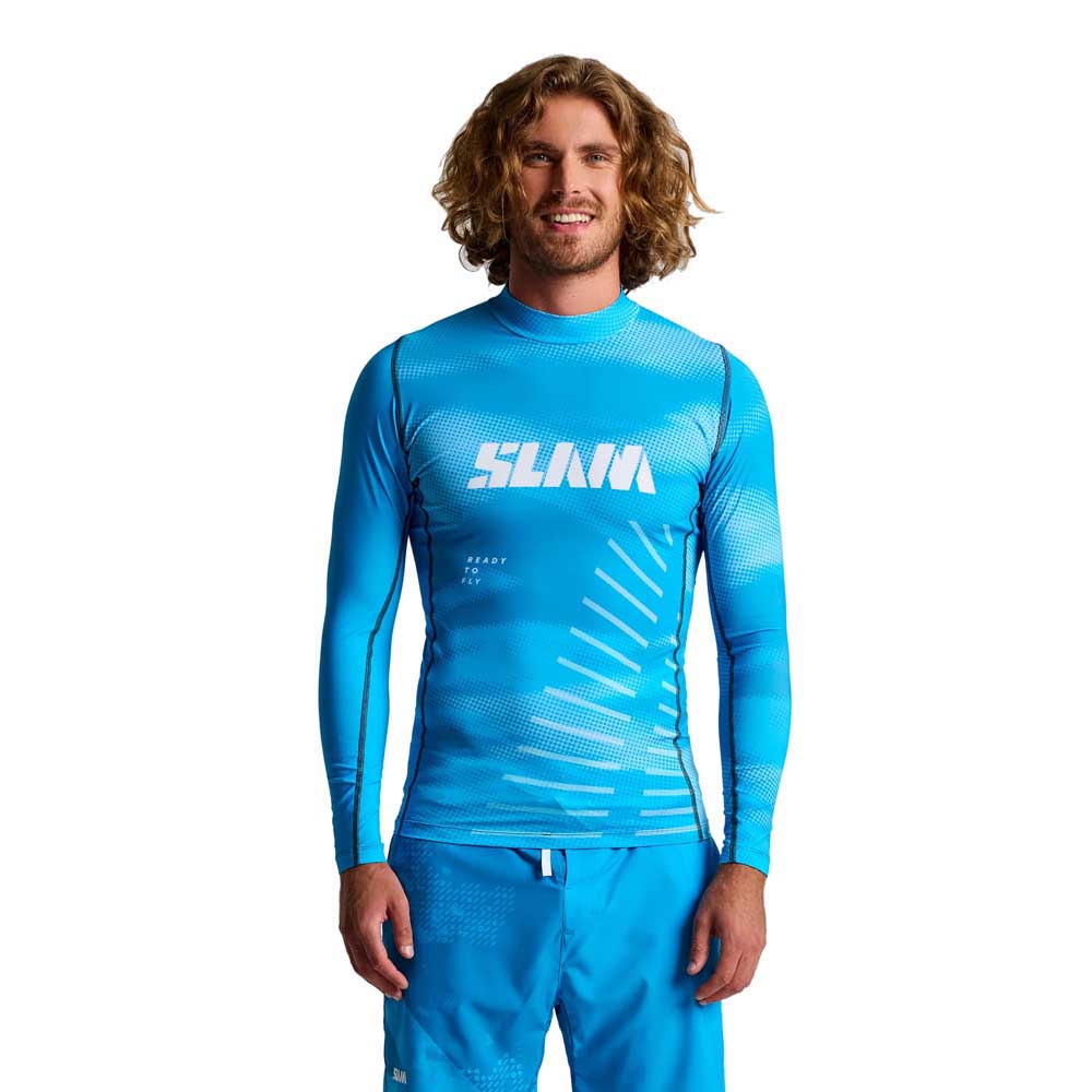 Slam Foil Uv Long Sleeve T-shirt Blau S Mann Slam Foil Uv Long Sleeve T-shirt Blau S Mann von Slam