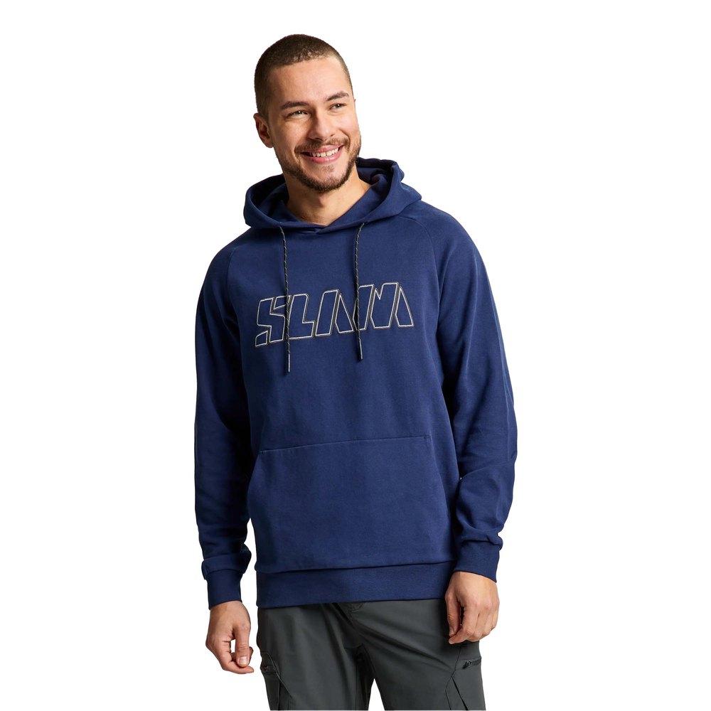 Slam Logo Hoodie Blau L Mann von Slam