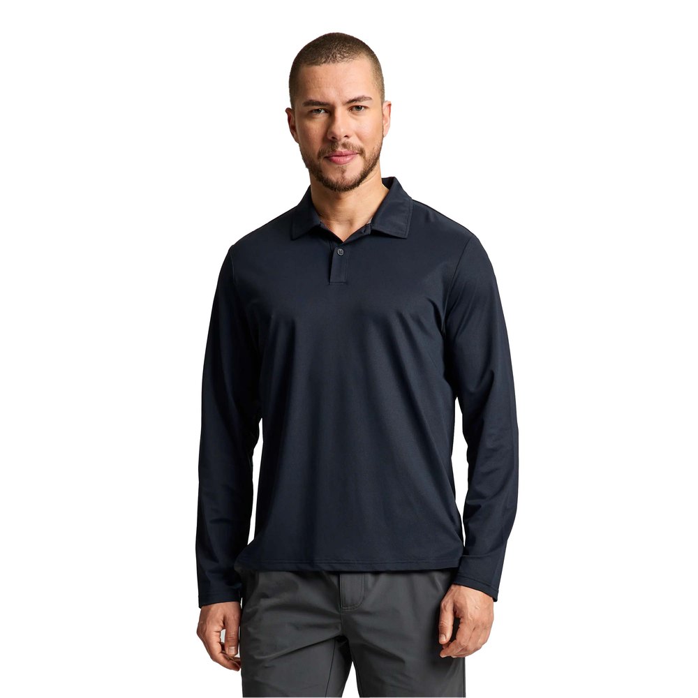 Slam Tech Pique Long Sleeve Polo Blau L Mann von Slam