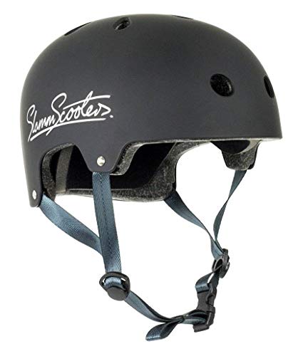 Slamm Scooters Logo Helmet Skateboard-Helm, Unisex, Erwachsene, Schwarz (Black), 49-52 cm von Slamm Scooters