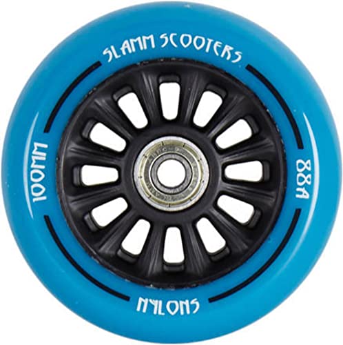 Slamm Scooters NY-Core Räder, Unisex, Erwachsene, Unisex-Erwachsene, SL509, blau, 100 mm von Slamm Scooters