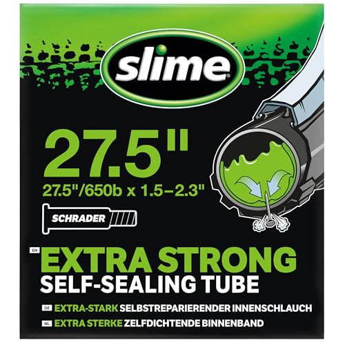 Slime Unisex – Erwachsene 584/597 Radfahren Smart-Schlauch, Grün, 27,5 (650b) X1.90-2.125, 9-2.125" 40mm von Slime