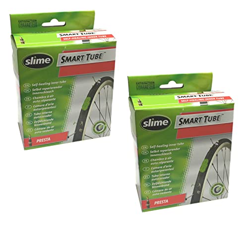 Slime Smart Tube selbst Heilung 700 C x 28–32 Presta Schläuche (2 Stück) von Slime