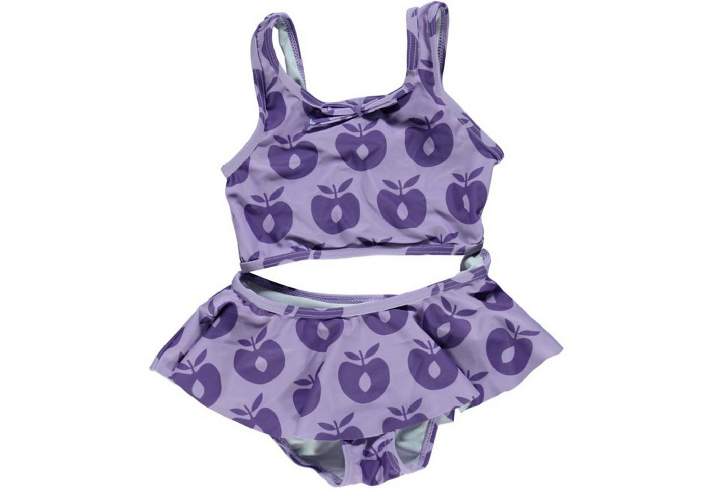 Småfolk Bustier-Bikini SMAFOLK UV-Schutz Bikini allover Apfel lila mit Volants Småfolk Bustier-Bikini SMAFOLK UV-Schutz Bikini allover Apfel lila mit Volants von Småfolk