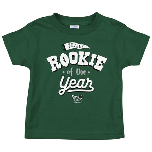 Rookie of the Year Babybekleidung für Philadelphia Fußballfans (NB-7T) (Kleinkind Tee, 4T) von Smack Apparel