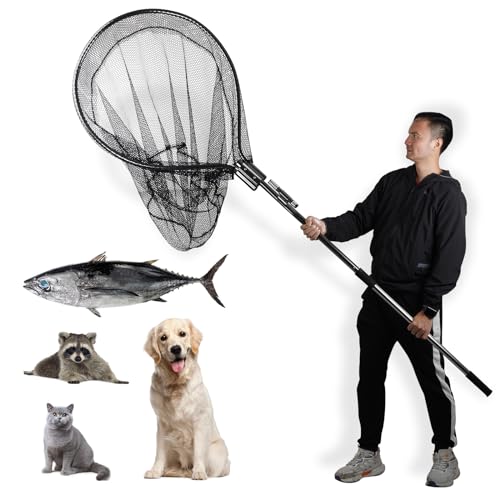 Smarkey Fangnetz für Hunde, Tierfangnetz, Wildtier-Kontrollwerkzeug, großer Fischkescher für Huhn, Waschbär, Ente, Gans, Vogel, Stinktiere, Waschbär, Meerschweinchen, Wildkatze, Taube, Thunfisch, Smarkey Fangnetz für Hunde, Tierfangnetz, Wildtier-Kontrollwerkzeug, großer Fischkescher für Huhn, Waschbär, Ente, Gans, Vogel, Stinktiere, Waschbär, Meerschweinchen, Wildkatze, Taube, Thunfisch, von Smarkey