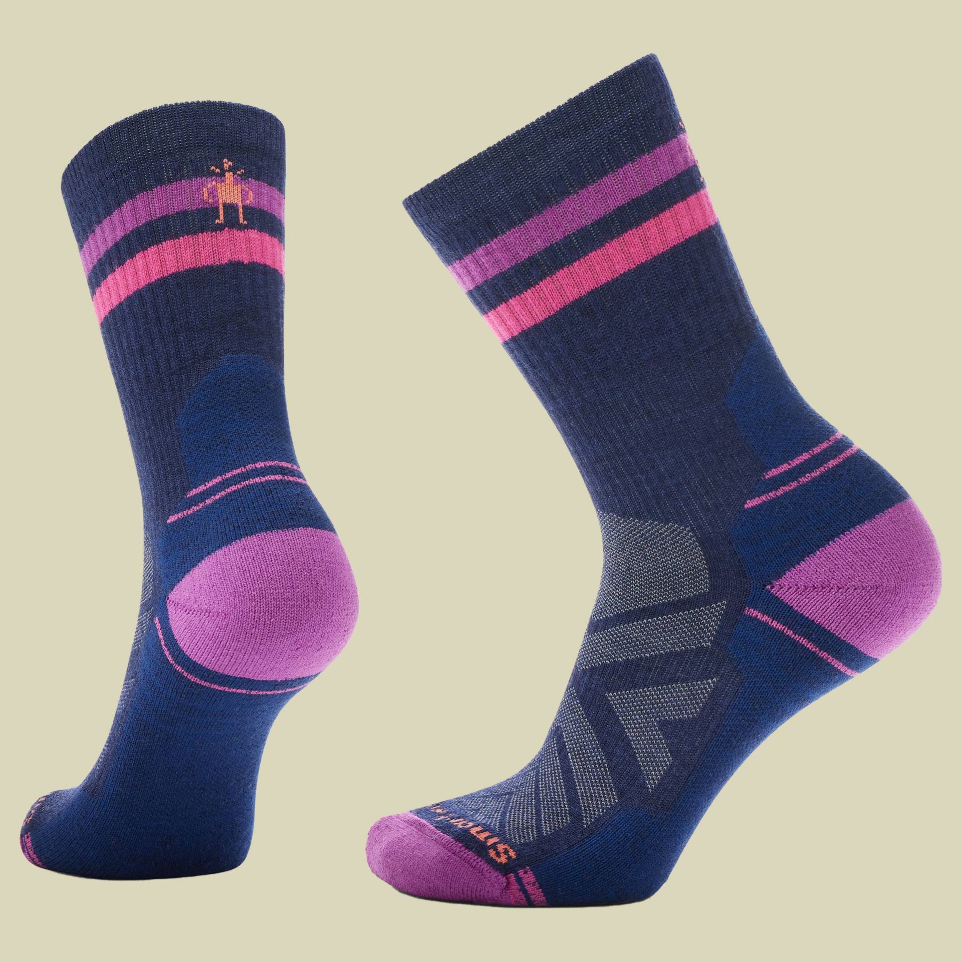 Hike Light Cushion Tube Stripe Crew Socks Women S 34-37 blau - deep navy/power pink Hike Light Cushion Tube Stripe Crew Socks Women S 34-37 blau - deep navy/power pink von SmartWool