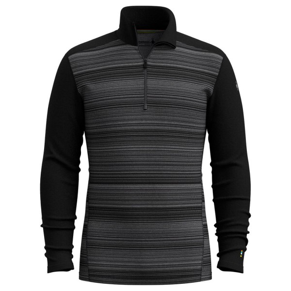 Smartwool - Classic Thermal Merino Base Layer 1/4 Zip Boxed - Merinounterwäsche Gr M schwarz von SmartWool