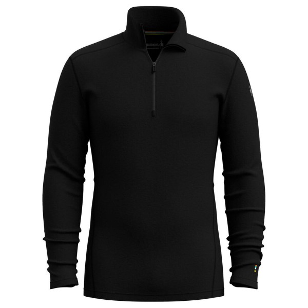 Smartwool - Classic Thermal Merino Base Layer 1/4 Zip Boxed - Merinounterwäsche Gr M schwarz von SmartWool