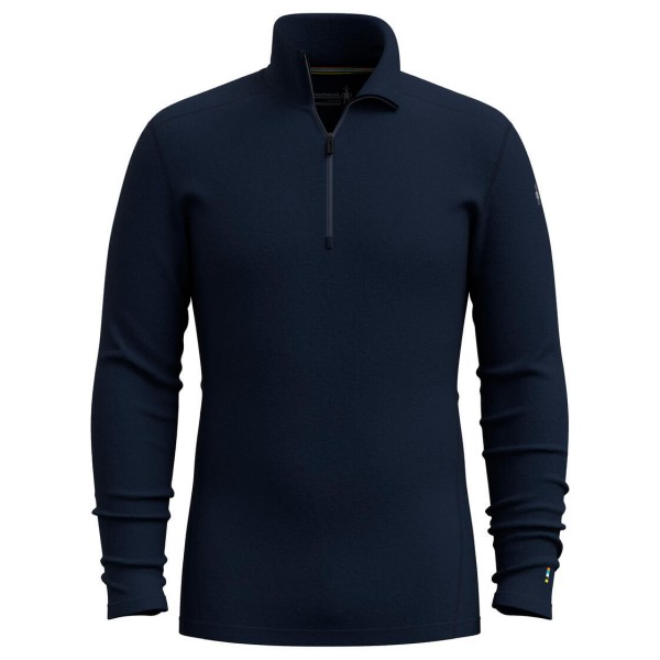 Smartwool - Classic Thermal Merino Base Layer 1/4 Zip Boxed - Merinounterwäsche Gr S blau von SmartWool