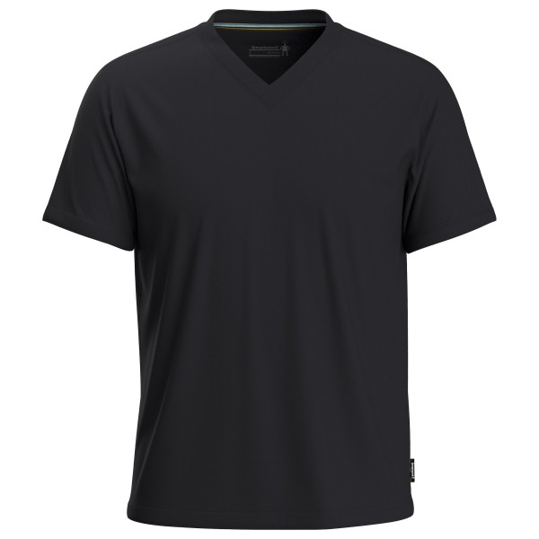 Smartwool - Perfect V-Neck Tee - Merinoshirt Gr XXL schwarz von SmartWool