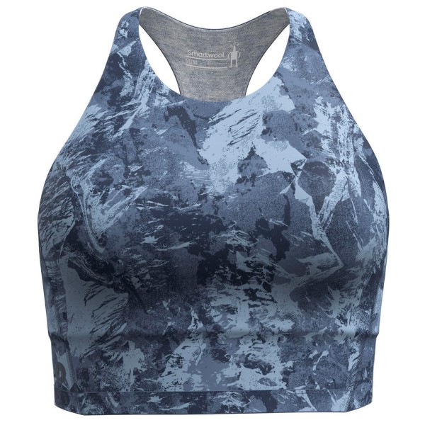Smartwool - Women's Active Crop Bra - Sport-BH Gr L blau Smartwool - Women's Active Crop Bra - Sport-BH Gr L blau von SmartWool