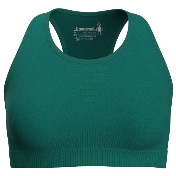 Smartwool - Women's Intraknit Racerback Bra - Sport-BH Gr XS türkis/grün von SmartWool