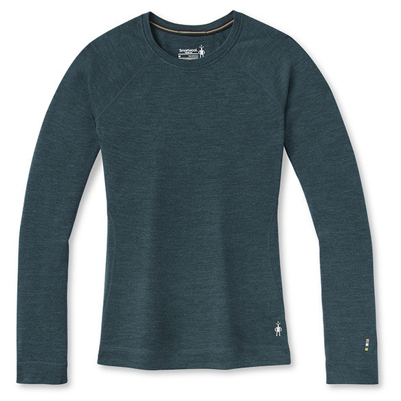 Smartwool - Women's Merino 250 Baselayer Crew Boxed - Merinounterwäsche Gr L blau von SmartWool