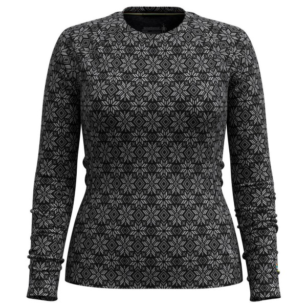 Smartwool - Women's Merino 250 Baselayer Crew Boxed - Merinounterwäsche Gr XL schwarz/grau von SmartWool