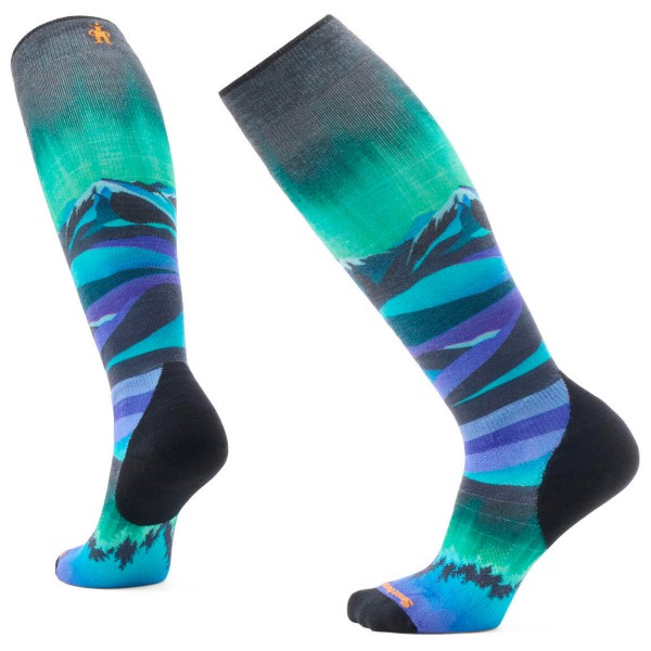 Smartwool - Women's Ski Targeted Cush.Comp. PRT OTC Socks - Skisocken Gr M blau von SmartWool