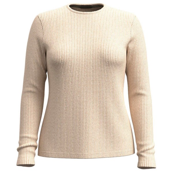 Smartwool - Women's Thermal Merino Rib Crew - Merinolongsleeve Gr L beige von SmartWool