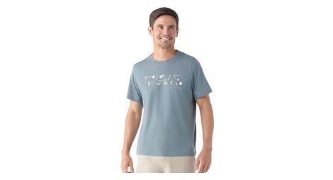 smartwool gone camping graphic short sleeve sl t shirt blau smartwool gone camping graphic short sleeve sl t shirt blau von SmartWool