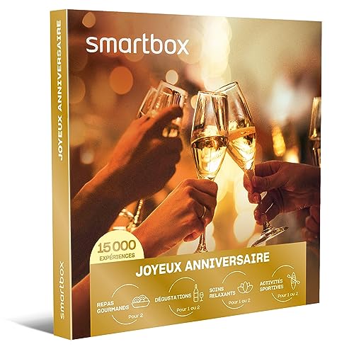 Smartbox Joyeux Anniversaire, goldfarben, 16 x 2 x 16 cm Smartbox Joyeux Anniversaire, goldfarben, 16 x 2 x 16 cm von Smartbox