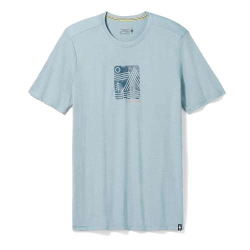 Smartwool Adult-Unisex Mountain Breeze Graphic Short Sleeve Tee Slim Fit, Lead, XXL Smartwool Adult-Unisex Mountain Breeze Graphic Short Sleeve Tee Slim Fit, Lead, XXL von Smartwool