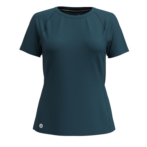 Smartwool Damen Active Ultralite Kurzarmshirt, Blau-Twilight Blue, M von Smartwool