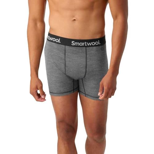 Smartwool Men's Boxer Brief, MEDIUM Gray Heather, S Smartwool Men's Boxer Brief, MEDIUM Gray Heather, S von Smartwool
