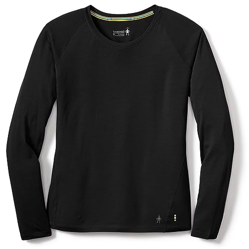 Smartwool Women's Classic All-Season Merino Base Layer Long Sleeve, Black, S von Smartwool