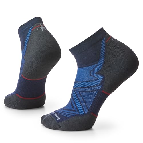 Smartwool Damen Run Targeted Cushion Knöchelsocken, Dunkles Marineblau, L von Smartwool